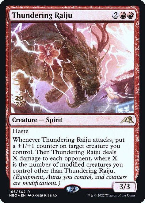 Thundering Raiju (PNEO) (Foil) (#166s)