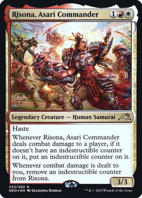 Risona, Asari Commander (PNEO) (Foil) (#233s)