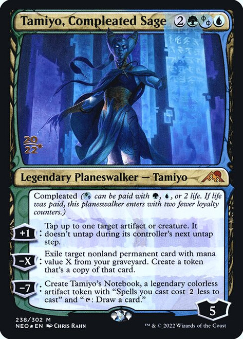 Tamiyo, Compleated Sage (PNEO) (Foil) (#238s)