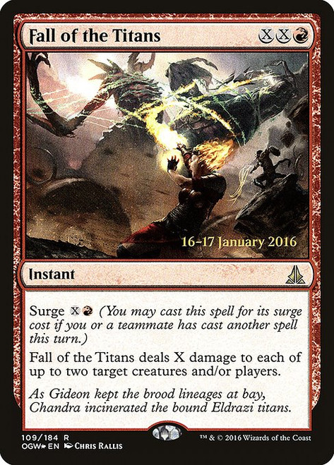Fall of the Titans (POGW) (Foil) (#109s)