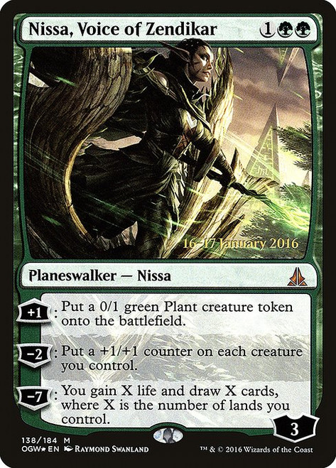 Nissa, Voice of Zendikar (POGW) (Foil) (#138s)