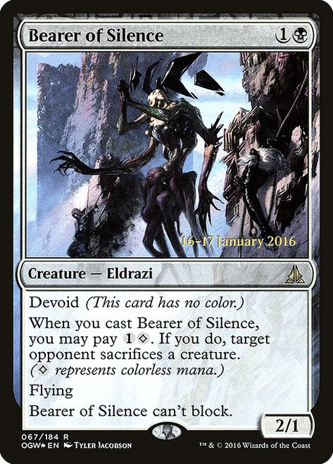 Bearer of Silence (POGW) (Foil) (#67s)