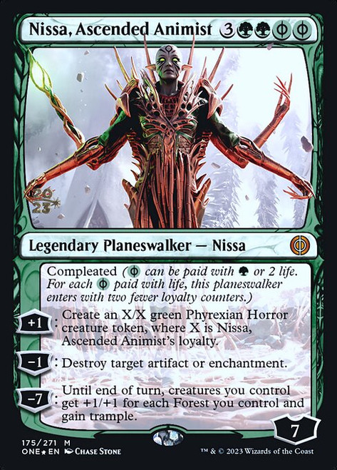 Nissa, Ascended Animist (PONE) (Foil) (#175s)
