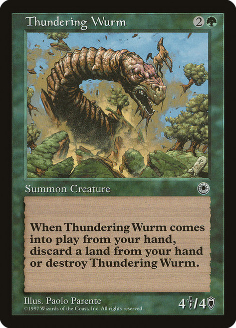 Thundering Wurm (POR) (#189)