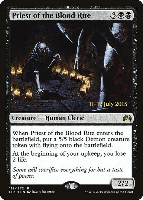Priest of the Blood Rite (PORI) (Foil) (#112s)