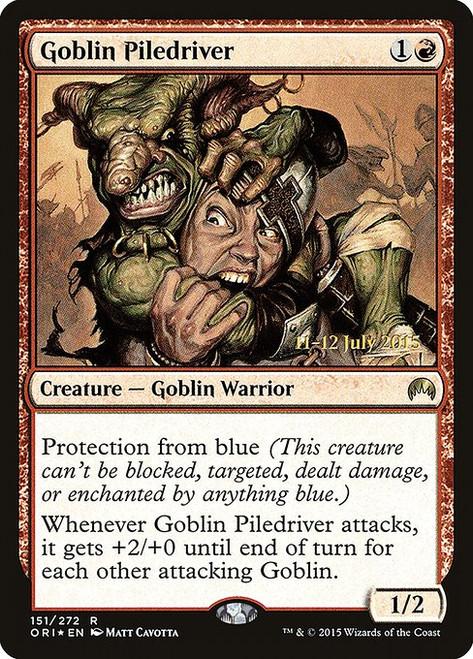 Goblin Piledriver (PORI) (Foil) (#151s)
