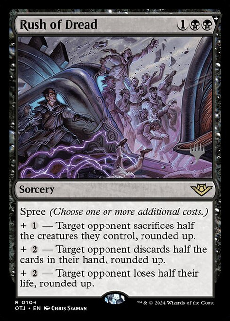 Rush of Dread (POTJ) (Foil) (#104p)