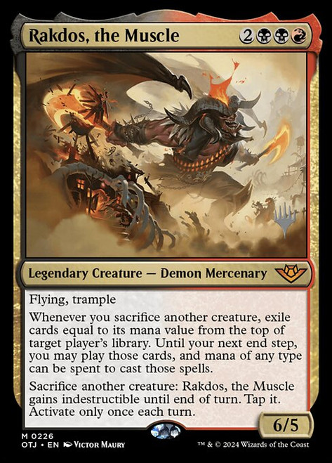 Rakdos, the Muscle (POTJ) (Foil) (#226p)