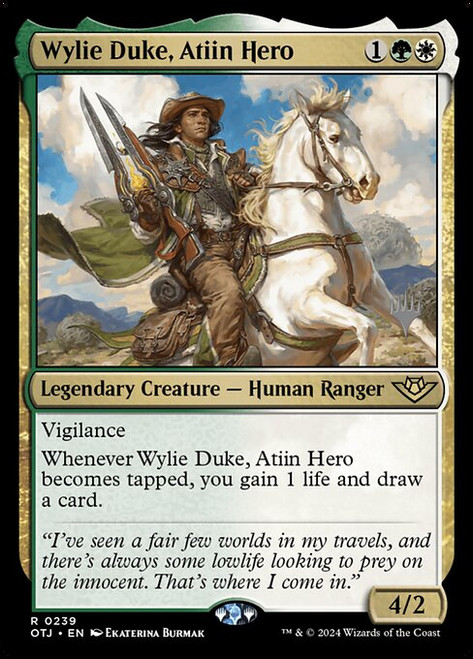 Wylie Duke, Atiin Hero (POTJ) (Foil) (#239p)