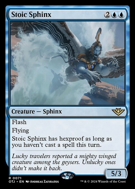 Stoic Sphinx (POTJ) (#71p)
