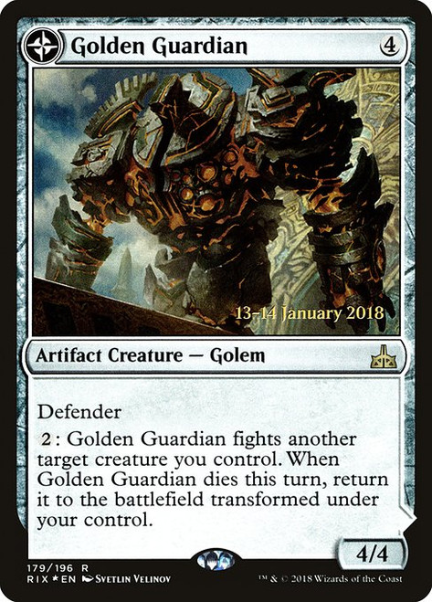 Golden Guardian // Gold-Forge Garrison (PRIX) (Foil) (#179s)