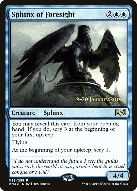 Sphinx of Foresight (PRNA) (Foil) (#55s)