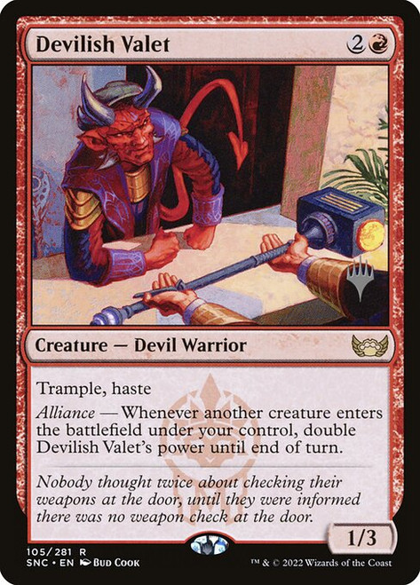 Devilish Valet (PSNC) (Foil) (#105p)