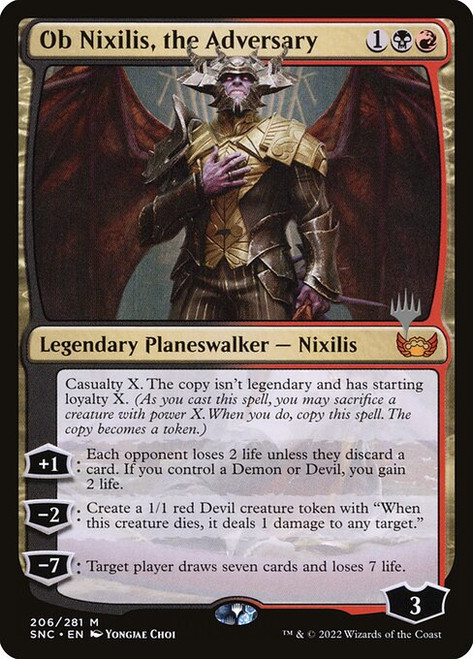 Ob Nixilis, the Adversary (PSNC) (Foil) (#206p)