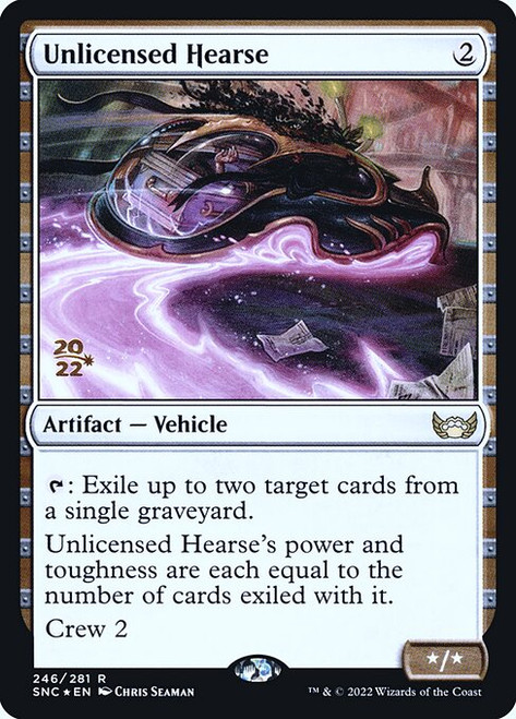 Unlicensed Hearse (PSNC) (Foil) (#246s)