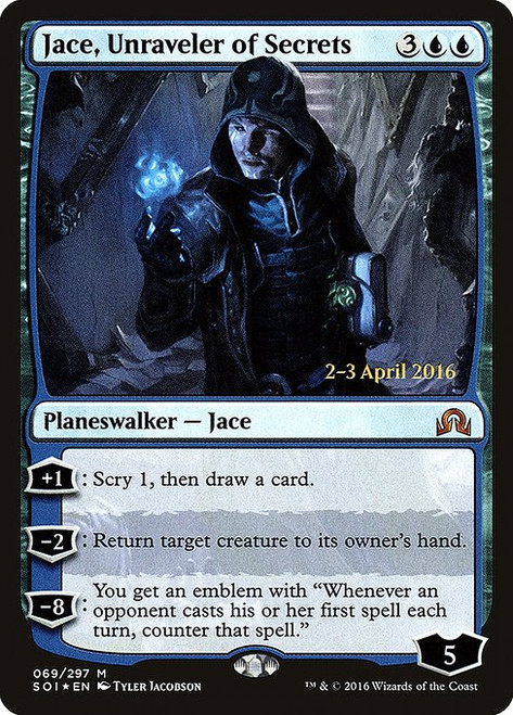 Jace, Unraveler of Secrets (PSOI) (Foil) (#69s)