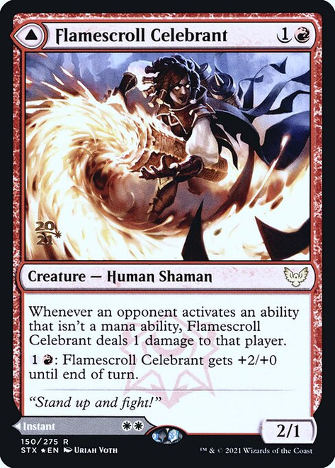 Flamescroll Celebrant // Revel in Silence (PSTX) (Foil) (#150s)