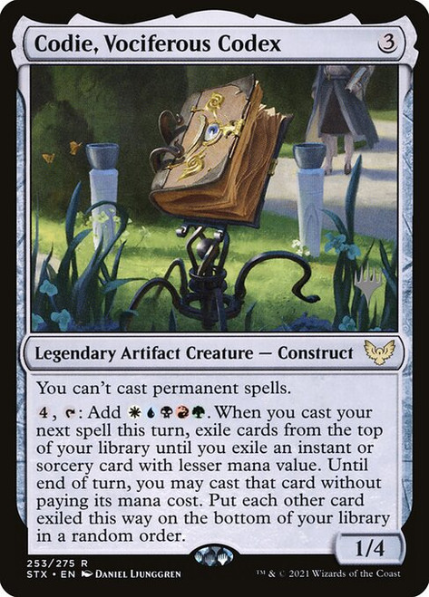 Codie, Vociferous Codex (PSTX) (Foil) (#253p)