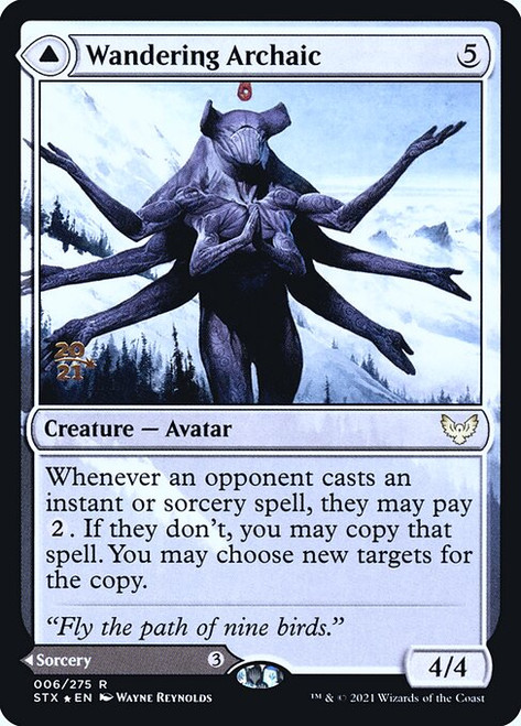 Wandering Archaic // Explore the Vastlands (PSTX) (Foil) (#6s)