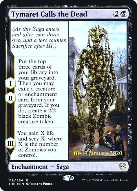 Tymaret Calls the Dead (PTHB) (Foil) (#118s)