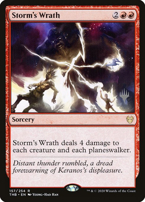 Storm's Wrath (PTHB) (Foil) (#157p)
