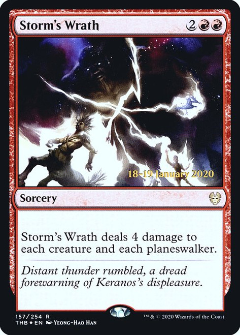 Storm's Wrath (PTHB) (Foil) (#157s)