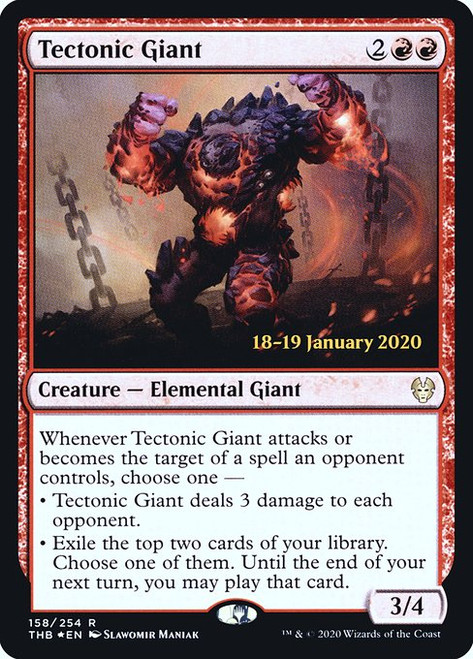 Tectonic Giant (PTHB) (Foil) (#158s)