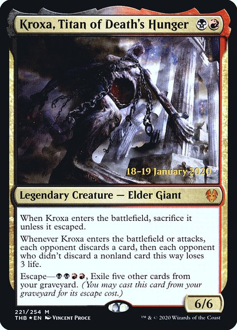 Kroxa, Titan of Death's Hunger (PTHB) (Foil) (#221s)