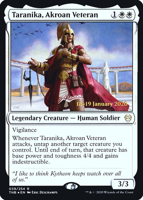 Taranika, Akroan Veteran (PTHB) (Foil) (#39s)