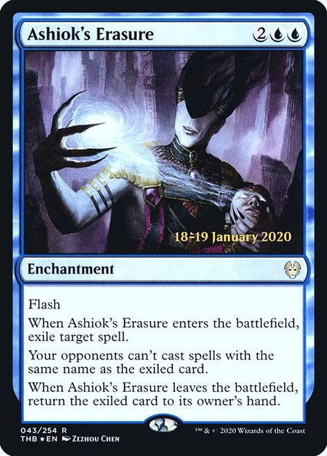 Ashiok's Erasure (PTHB) (Foil) (#43s)