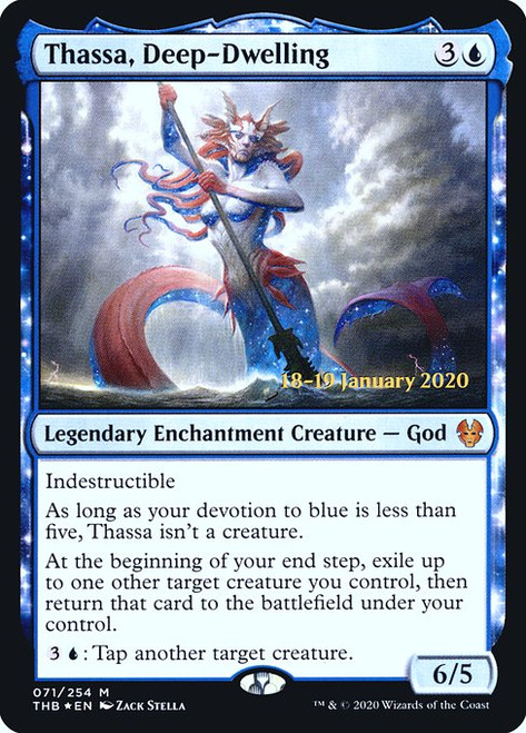 Thassa, Deep-Dwelling (PTHB) (Foil) (#71s)