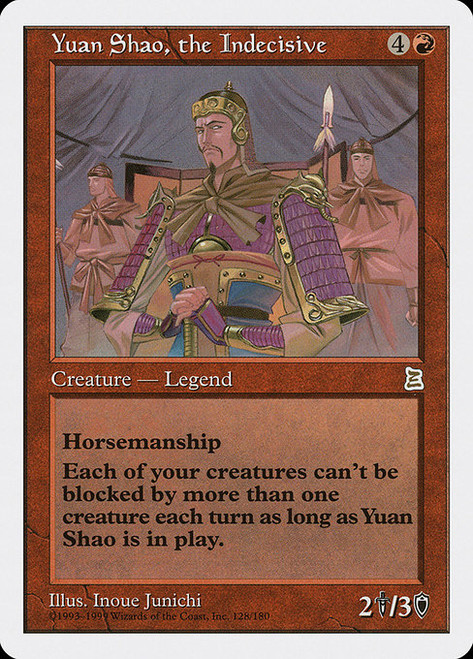 Yuan Shao, the Indecisive (PTK) (#128)