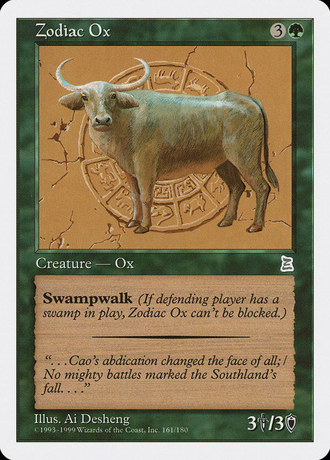 Zodiac Ox (PTK) (#161)