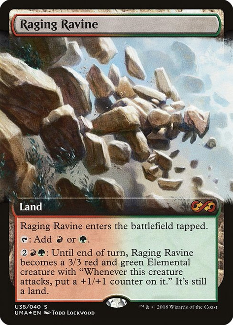 Raging Ravine (PUMA) (Foil) (Extended Art) (#U38)