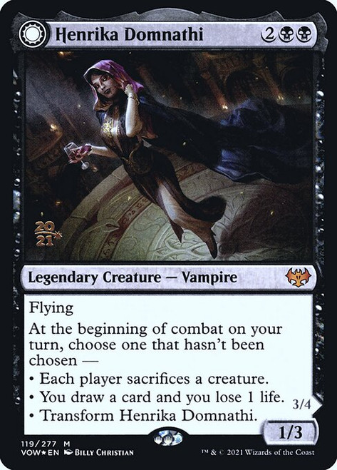 Henrika Domnathi // Henrika, Infernal Seer (PVOW) (Foil) (#119s)
