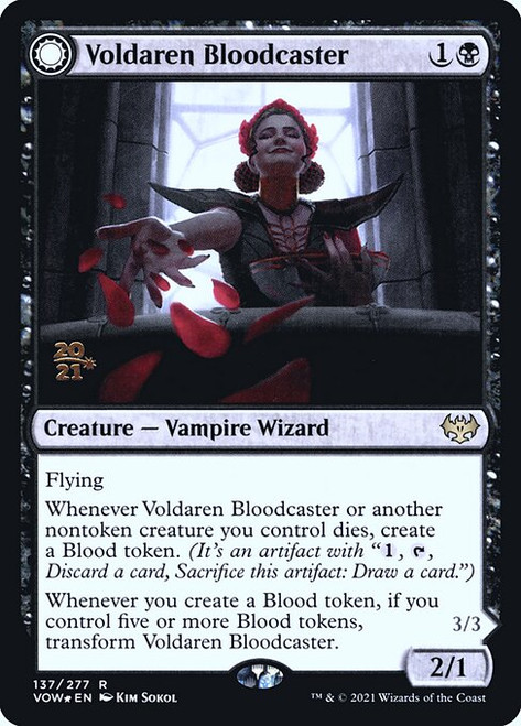 Voldaren Bloodcaster // Bloodbat Summoner (PVOW) (Foil) (#137s)