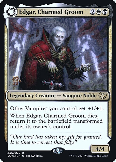 Edgar, Charmed Groom // Edgar Markov's Coffin (PVOW) (Foil) (#236s)