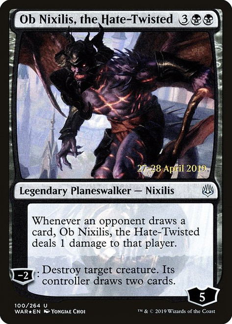 Ob Nixilis, the Hate-Twisted (PWAR) (Foil) (#100s)