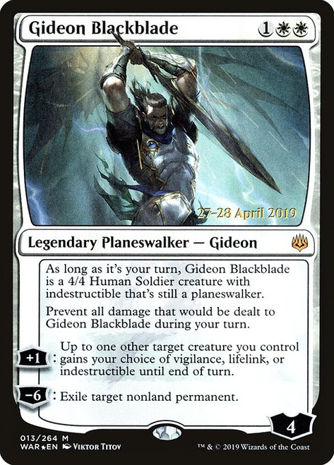 Gideon Blackblade (PWAR) (Foil) (#13s)