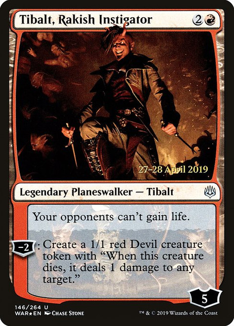 Tibalt, Rakish Instigator (PWAR) (Foil) (#146s)