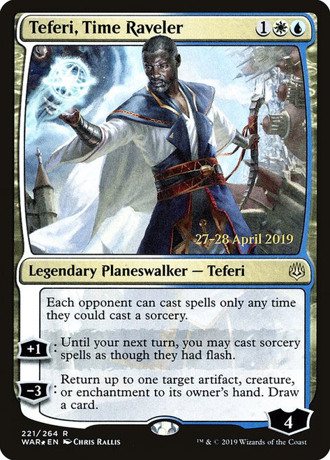 Teferi, Time Raveler (PWAR) (Foil) (#221s)