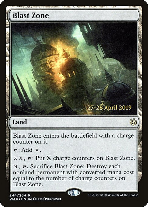 Blast Zone (PWAR) (Foil) (#244s)