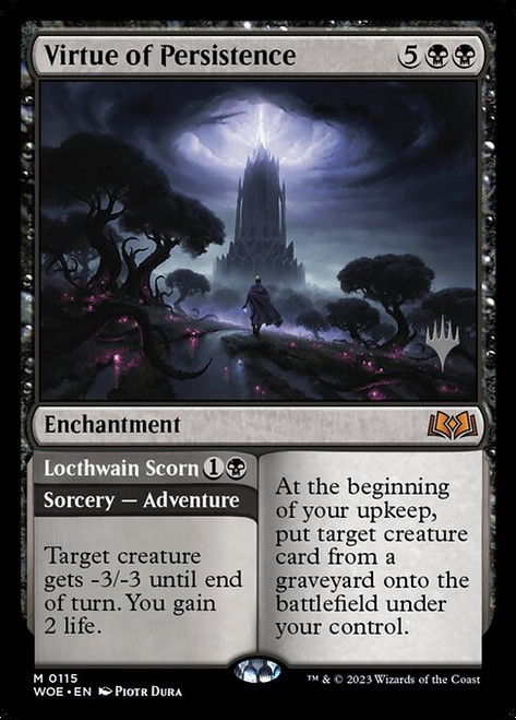 Virtue of Persistence // Locthwain Scorn (PWOE) (Foil) (#115p)