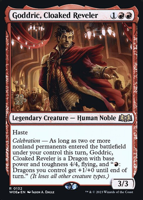 Goddric, Cloaked Reveler (PWOE) (Foil) (#132s)