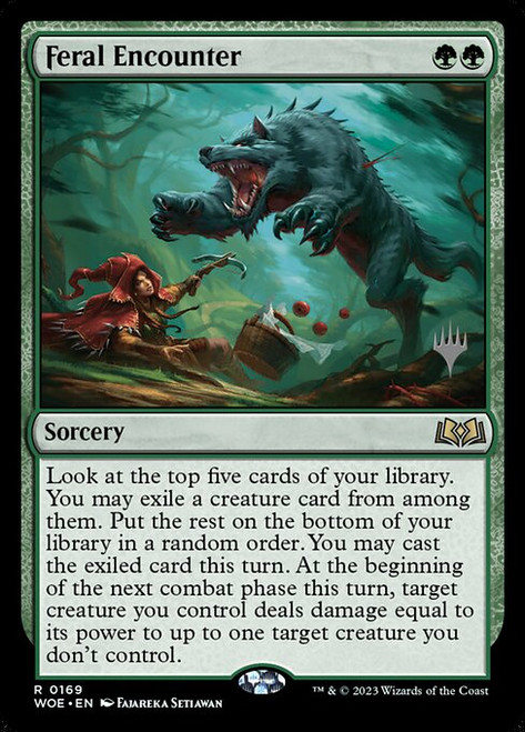 Feral Encounter (PWOE) (Foil) (#169p)