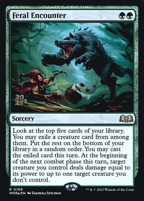 Feral Encounter (PWOE) (Foil) (#169s)
