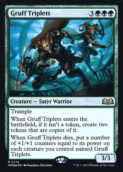 Gruff Triplets (PWOE) (Foil) (#172s)