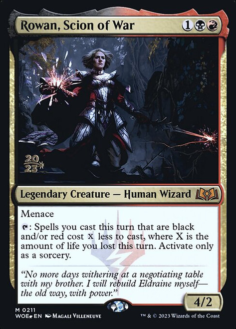 Rowan, Scion of War (PWOE) (Foil) (#211s)