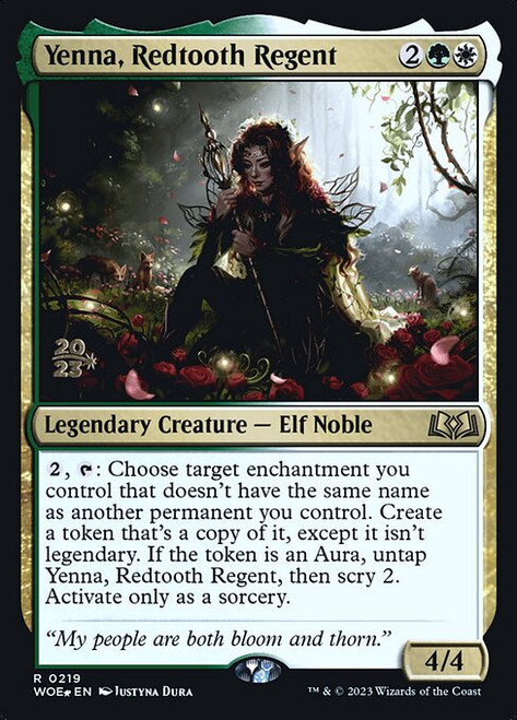 Yenna, Redtooth Regent (PWOE) (Foil) (#219s)