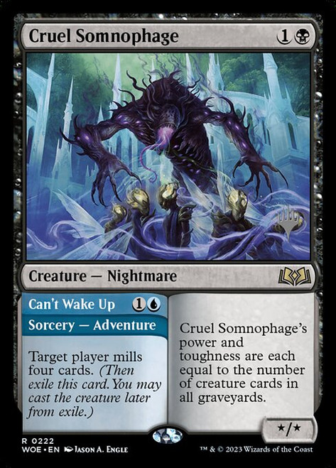 Cruel Somnophage // Can't Wake Up (PWOE) (Foil) (#222p)
